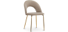 Buy Dining Chair - Upholstered in Velvet - Amarna Beige 61168 - prices