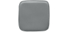 Buy Cushion for Square Stool - Faux Leather - Stylix Grey 61221 in the Europe