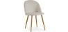Buy Dining Chair - Velvet Upholstered - Scandinavian Style - Evelyne Beige 59990 at Privatefloor