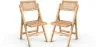 2 pack of Dining chair in Canage rattan and wood - Umbra image 9