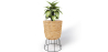 Buy Round Floor Planter - Boho Style - 46 CM - Firna Natural 61241 - in the EU