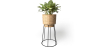 Buy Round Floor Planter - Boho Style - Aventura Natural 61244 - in the EU