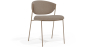 Buy Dining chair - Upholstered in Bouclé Fabric - Seda Taupe 61150 in the Europe