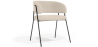 Buy Dining chair - Upholstered in Bouclé Fabric - Charke Ivory 61153 at Privatefloor