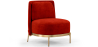 Buy Designer Armchair - Velvet Upholstered - Kanla Red 61001 at Privatefloor