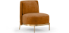 Buy Designer Armchair - Velvet Upholstered - Kanla Mustard 61001 - in the EU
