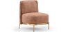 Buy Designer Armchair - Velvet Upholstered - Kanla Cream 61001 Home delivery