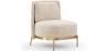 Buy Designer Armchair - Velvet Upholstered - Kanla Beige 61001 - in the EU