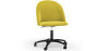 Buy Upholstered Office Chair - Velvet - Evelyne Yellow 61272 in the Europe