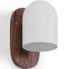 Buy Wooden and Metal Wall Sconce - Guee Brown 61274