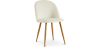 Buy Dining Chair - Velvet Upholstered - Scandinavian Style - Evelyne Cream 59990 in the Europe