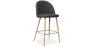 Fabric Upholstered Stool - Scandinavian Design - 66cm - Evelyne image 9