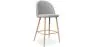 Fabric Upholstered Stool - Scandinavian Design - 66cm - Evelyne image 9