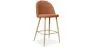 Fabric Upholstered Stool - Scandinavian Design - 66cm - Evelyne image 9