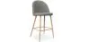 Fabric Upholstered Stool - Scandinavian Design - 66cm - Evelyne image 9