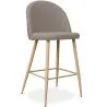 Buy Fabric Upholstered Stool - Scandinavian Design - 66cm - Evelyne Taupe 61276