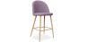 Buy Fabric Upholstered Stool - Scandinavian Design - 63cm - Evelyne Pink 61276 in the Europe