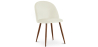 Buy Dining Chair - Upholstered in Velvet - Scandinavian Design - Evelyne Cream 59991 in the Europe