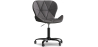Buy Office Chair with Wheels - Swivel Desk Chair - Upholstered in Faux Leather - Black Wito Frame Grey 61049 at Privatefloor