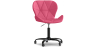Buy Office Chair with Wheels - Swivel Desk Chair - Upholstered in Faux Leather - Black Wito Frame Fuchsia 61049 - in the EU