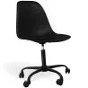 Buy Office Chair with Armrests - Wheeled Desk Chair - Black Denisse Frame Black 61268