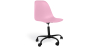 Buy Office Chair with Armrests - Wheeled Desk Chair - Black Denisse Frame Pastel pink 61268 - prices