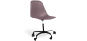 Buy Office Chair with Armrests - Wheeled Desk Chair - Black Denisse Frame Taupe 61268 at Privatefloor