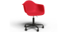 Buy Office Chair with Armrests - Desk Chair with Wheels - Weston Black Frame Red 61269 at Privatefloor