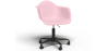 Buy Office Chair with Armrests - Desk Chair with Wheels - Weston Black Frame Pastel pink 61269 in the Europe