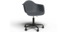Buy Office Chair with Armrests - Desk Chair with Wheels - Weston Black Frame Dark grey 61269 with a guarantee