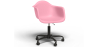 Buy Office Chair with Armrests - Desk Chair with Wheels - Weston Black Frame Pink 61269 at Privatefloor