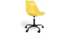 Buy Office Chair with Wheels - Swivel Desk Chair - Tulip Black Frame Yellow 61270 - in the EU