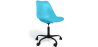 Buy Office Chair with Wheels - Swivel Desk Chair - Tulip Black Frame Light blue 61270 at Privatefloor