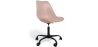 Buy Office Chair with Wheels - Swivel Desk Chair - Tulip Black Frame Light Pink 61270 Home delivery