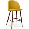 Buy Fabric Upholstered Stool - Scandinavian Design - 66cm- Evelyne Yellow 61284