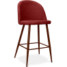 Buy Fabric Upholstered Stool - Scandinavian Design - 63cm- Evelyne Red 61284 - prices