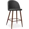 Fabric Upholstered Stool - Scandinavian Design - 66cm- Evelyne image 9