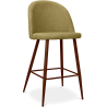 Buy Fabric Upholstered Stool - Scandinavian Design - 63cm- Evelyne Light Yellow 61284 with a guarantee