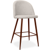 Buy Fabric Upholstered Stool - Scandinavian Design - 63cm- Evelyne Cream 61284 Home delivery