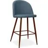Fabric Upholstered Stool - Scandinavian Design - 66cm- Evelyne image 9