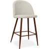 Buy Fabric Upholstered Stool - Scandinavian Design - 63cm- Evelyne Beige 61284 - in the EU