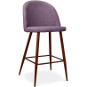 Buy Fabric Upholstered Stool - Scandinavian Design - 63cm- Evelyne Purple 61284 in the Europe