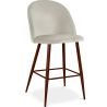 Velvet Upholstered Stool - Scandinavian Design - 66cm - Evelyne image 9