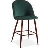 Velvet Upholstered Stool - Scandinavian Design - 66cm - Evelyne image 9