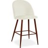 Velvet Upholstered Stool - Scandinavian Design - 66cm - Evelyne image 9