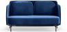 Buy Two-Seater Sofa - Upholstered in Velvet - Terrec Dark blue 61002 - in the EU