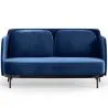 Buy Two-Seater Sofa - Upholstered in Velvet - Terrec Dark blue 61002