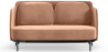 Buy Two-Seater Sofa - Upholstered in Velvet - Terrec Cream 61002 Home delivery