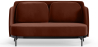 Buy Two-Seater Sofa - Upholstered in Velvet - Terrec Chocolate 61002 in the Europe