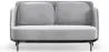 Two-Seater Sofa - Upholstered in Velvet - Terrec image 9